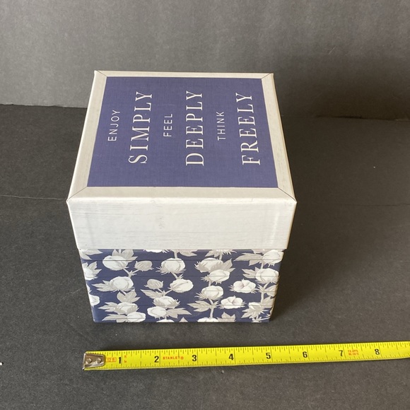 Set of 4 Farmhouse Style Decorative Storage Boxes - Picture 13 of 16